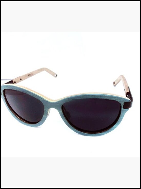 Handmade Wooden Sunglasses Polarized UV400 Protection Cat Eye
